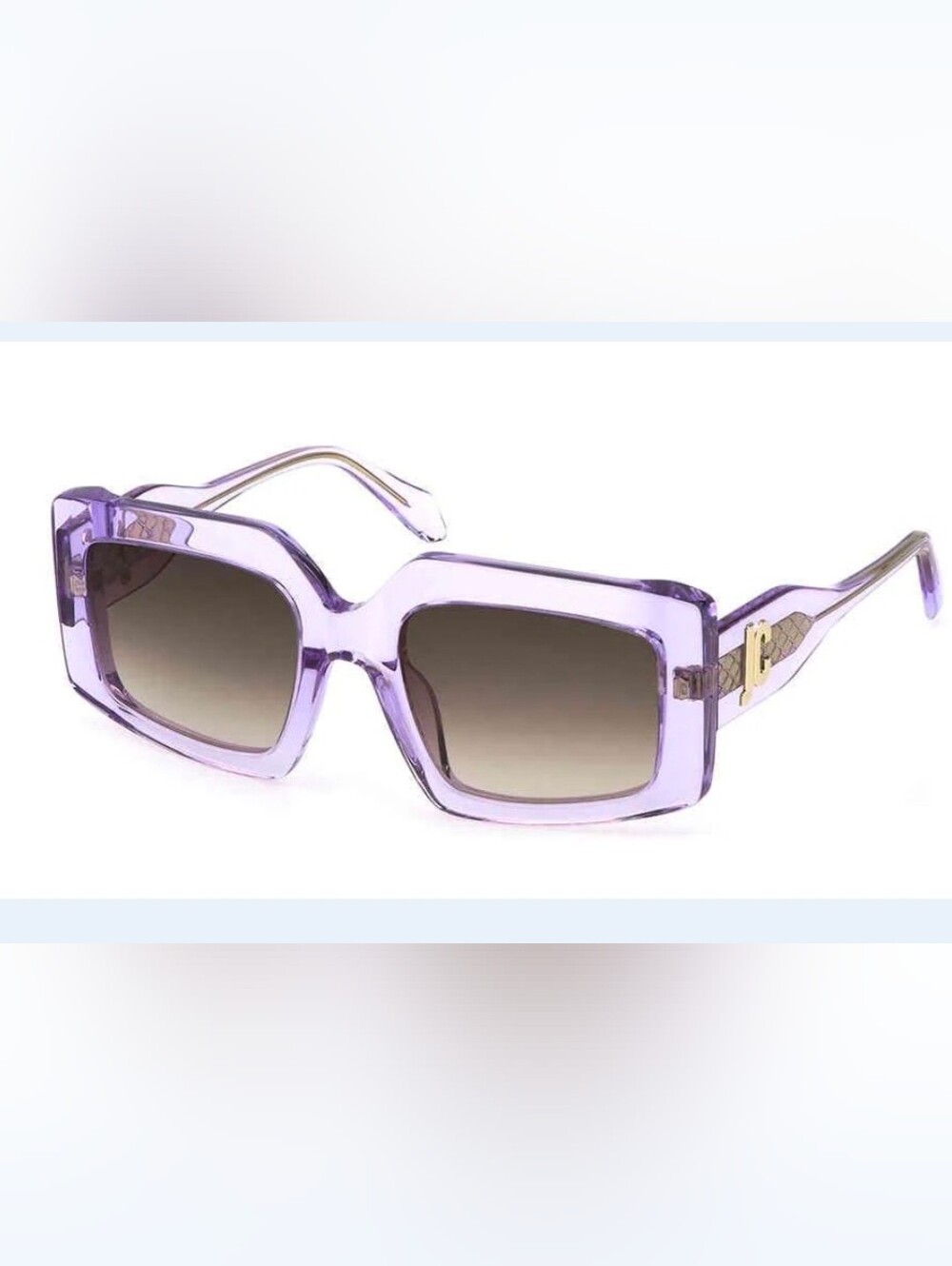 Just Cavalli Purple Oversized Square Sunglasses